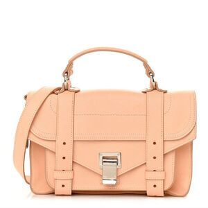 Proenza Schouler  Lambskin Tiny PS1 Satchel Peach NWT